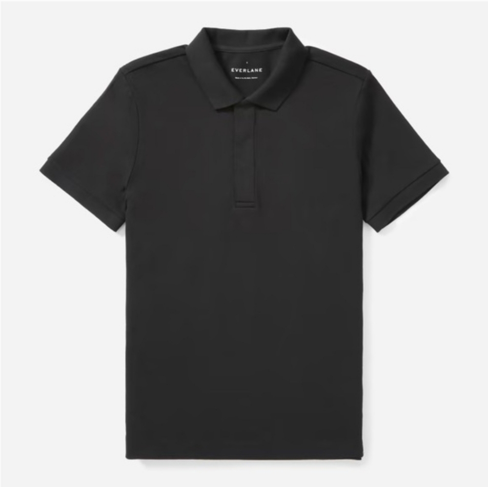 Everlane The Performance Polo Black S